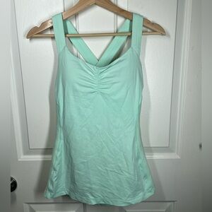 Lululemon Teal Workout Tank Top Sz 8